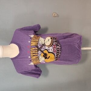 Vintage 90's Nashville Tennessee County Music 1796 guitar bango shirt top